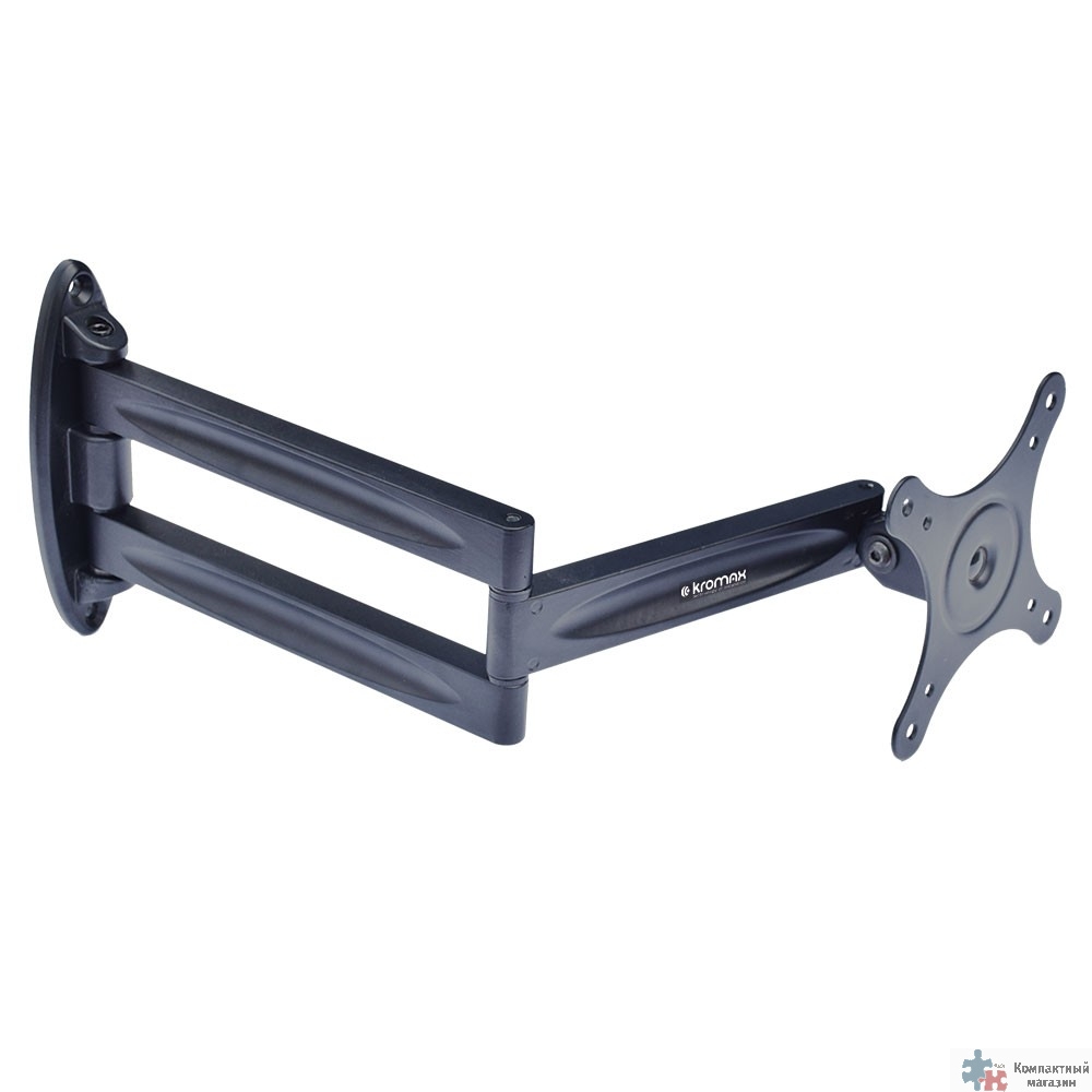 Повреждение упаковки Kromax TECHNO-11 черный 10"-32" макс.15кг настенный поворот и наклон