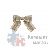 Бант платина 30*8*5 см на клипсе
