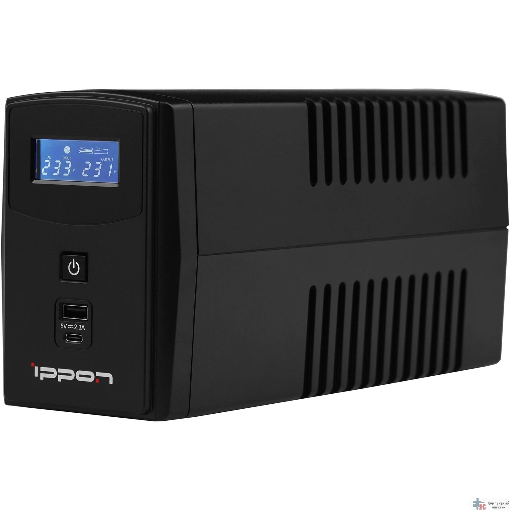 Повреждение упаковки Ippon Back Power Pro II 500 black {1030299}