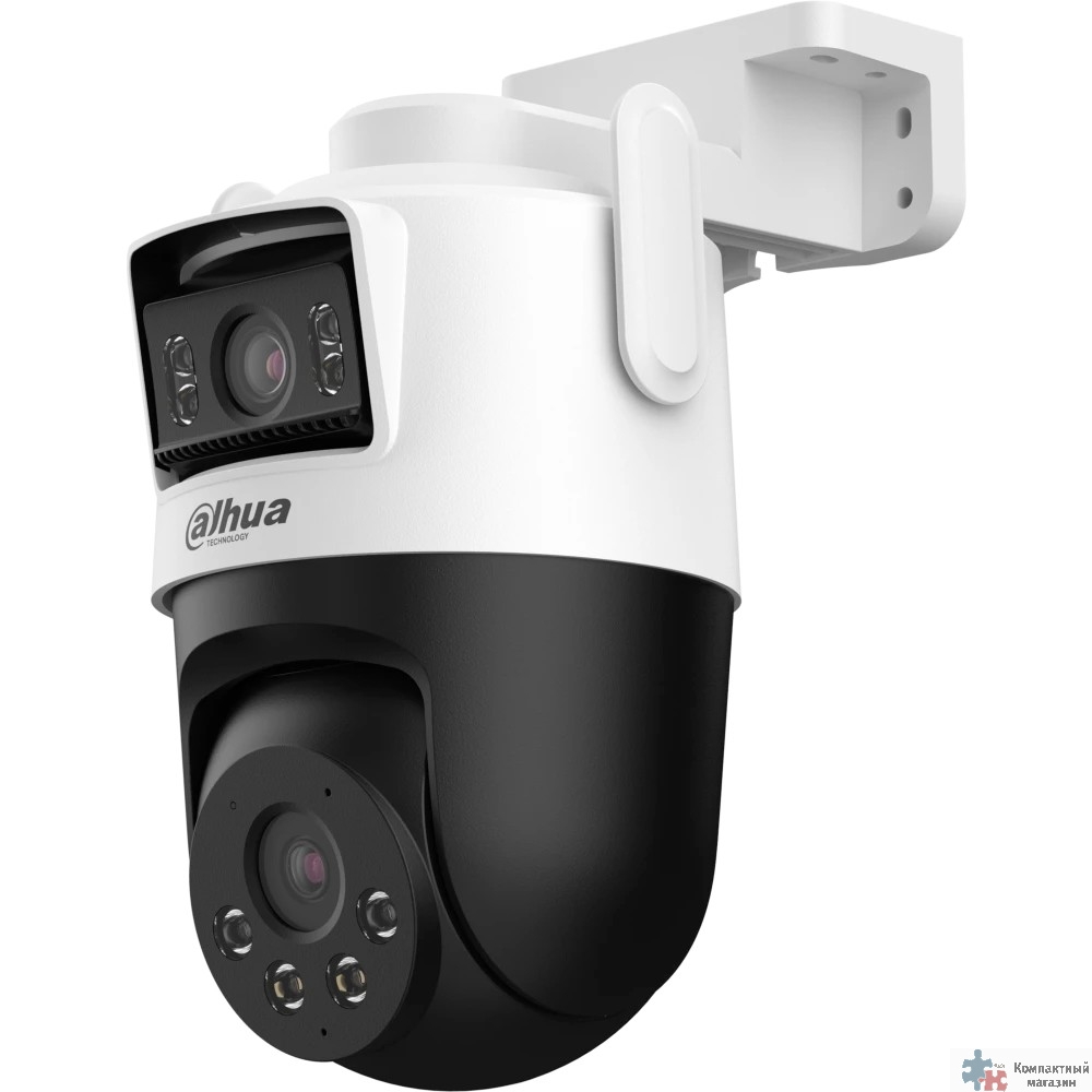 DAHUA DH-IPC-P3DP-3F-PV-0280B/0600B (DH-P3D-3F-PV) Мини-PT IP-видеокамера Wi-Fi 1/2.8" 3Мп CMOS ИК 30м, Led 20м (фиксированный модуль) 1/2.8" 3Мп CMOS, 0.004 лк @F1.6, 6мм, ИК 50м, Led 40м (PT-модуль)