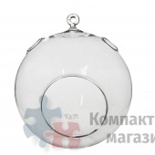 Колба сфера 17,5*14 см прозрачная