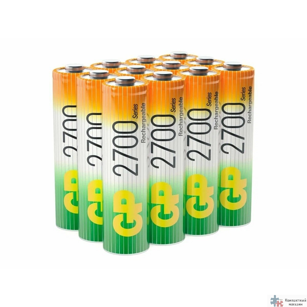 GP ReEnergy 270AAHC AA, емкость 2700 мАч (270AAHCRGY-B12)(12шт. в уп-ке)