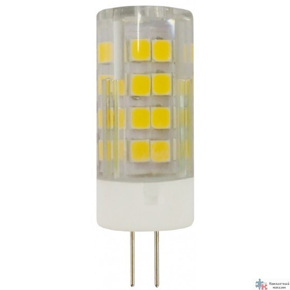 ЭРА Б0027858 Светодиодная лампа LED smd JC-5w-220V- cer-840-G4