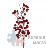 Веточка из красных ягод 33 см