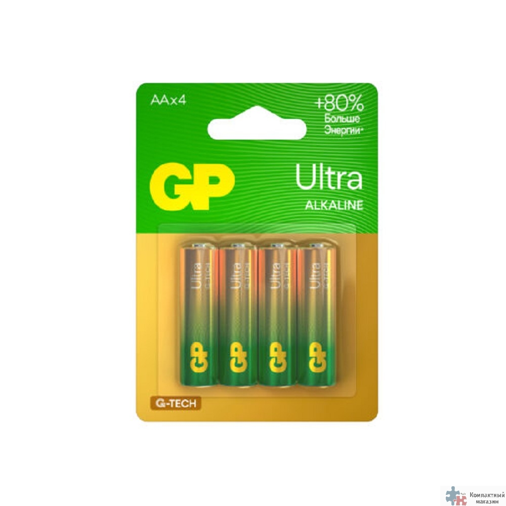 GP 15AUA21-2CRSBC4 40/160 GP Ultra Alkaline (4 шт. в уп-ке) 