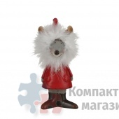 Мышь 7,5*6,5 см серая