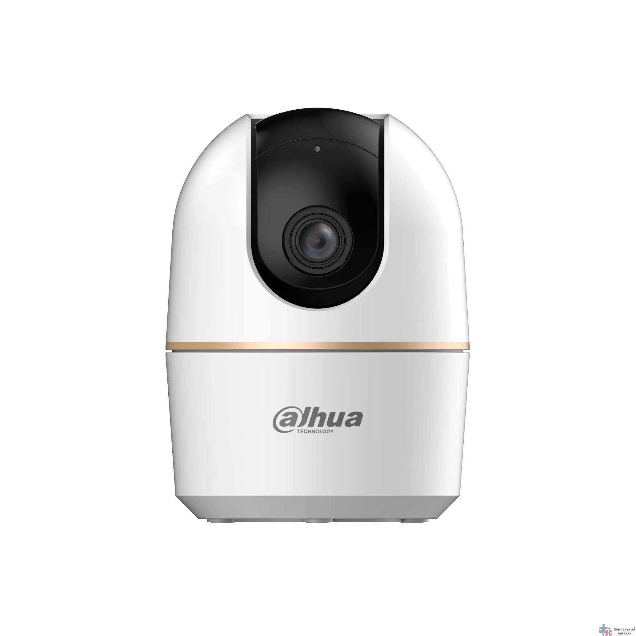 DAHUA DH-IPC-H3AP-0360B Мини-PT IP-видеокамера с Wi-Fi 3Мп; 1/3.2” CMOS; объектив 3.6мм;  видеоаналитика ; ИК 10м;  микрофон+динамик; питание: 5В(DC); Wi-Fi 2.4ГГц