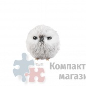 Сова 7*7*7,5 см серая
