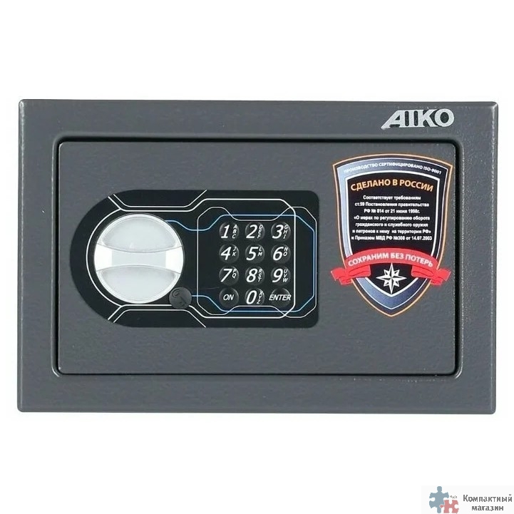 Оружейный сейф AIKO TT-170 EL (Внешние размеры 170x260x230 мм , вес : 3,7 кг) [S11299110914]