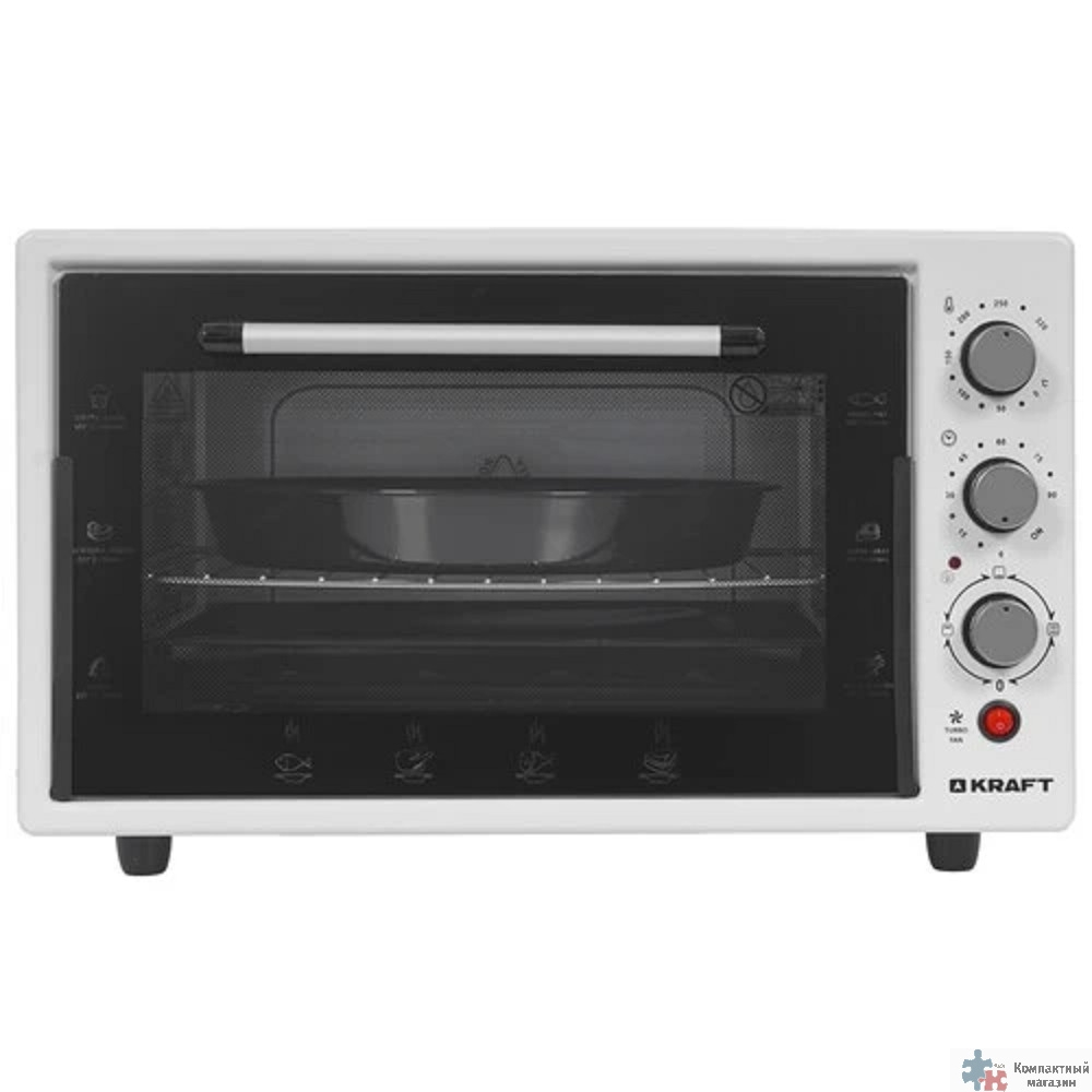 KRAFT KF-MO 4506 W Мини-печь, 45 л, белый