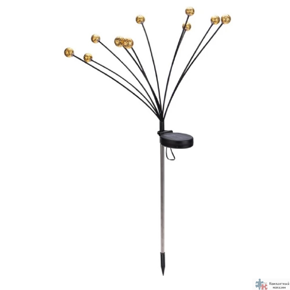 Rexant 602-2401 Светильник грунтовый Лалели, 3000К, встроенный аккумулятор, солнечная панель, коллекция Стамбул 