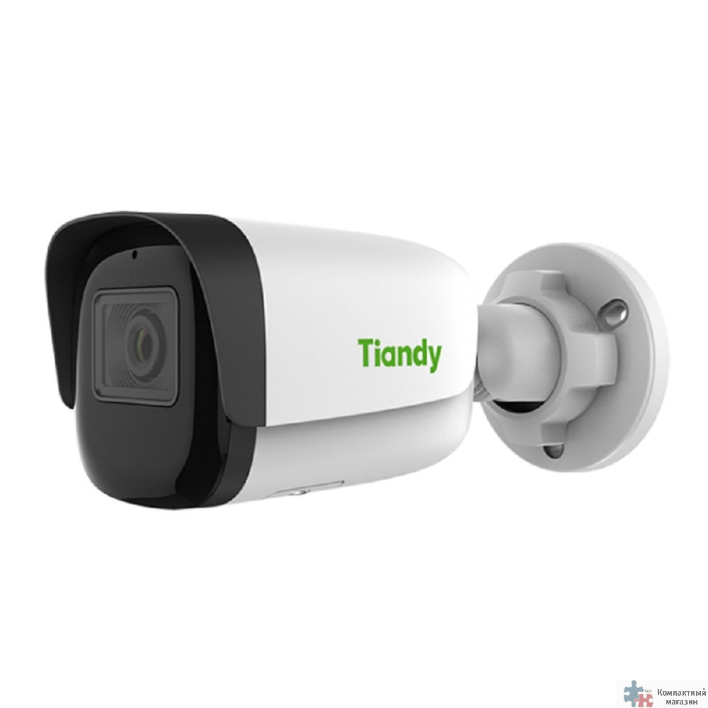 Tiandy TC-C35WS 3ERA-28 Уличная цилиндрическая IP-видеокамера 1/2.7" CMOS, F1.6, Fixed Iris, 120dB, 50m IR, 0.002Lux, 3072*1728@30fps, 512 GB SD card slot, Built-in Mic, Reset Button, IP67, Po