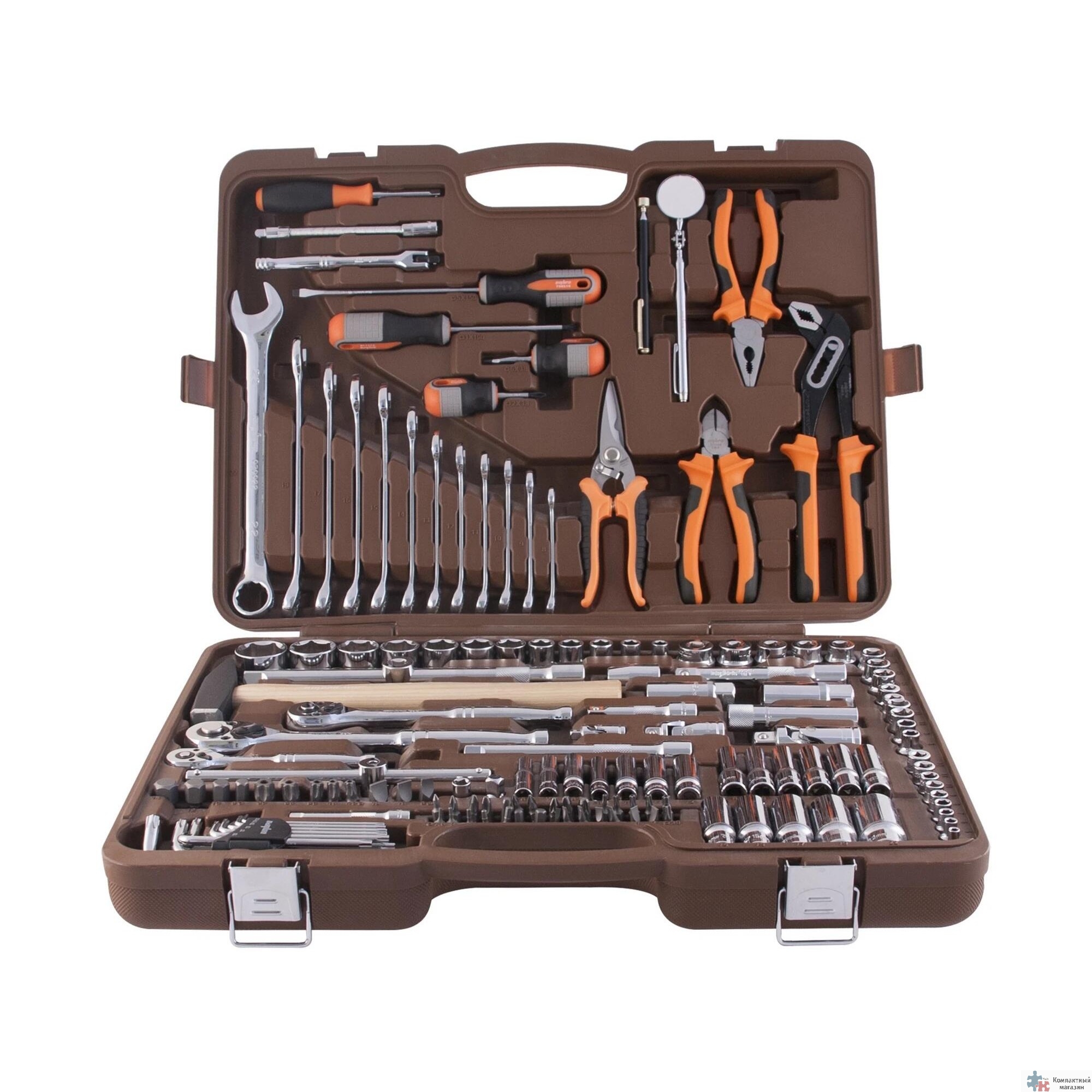Ombra OMT150S Набор инструмента универсальный 1/4", 3/8" и 1/2"DR, 150 предметов