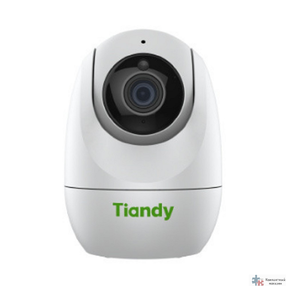 Tiandy TC-H342N 9DA-4 компактная поворотная домашняя, 4Мп, 2560х1440@20к/c, DWDR, цвет: 0.02лк, S+265, H.265(HP), S+264, H.264(HP, MP, BP), объектив 4мм, встроенные микрофон и динамик, G.711A, G.711U 