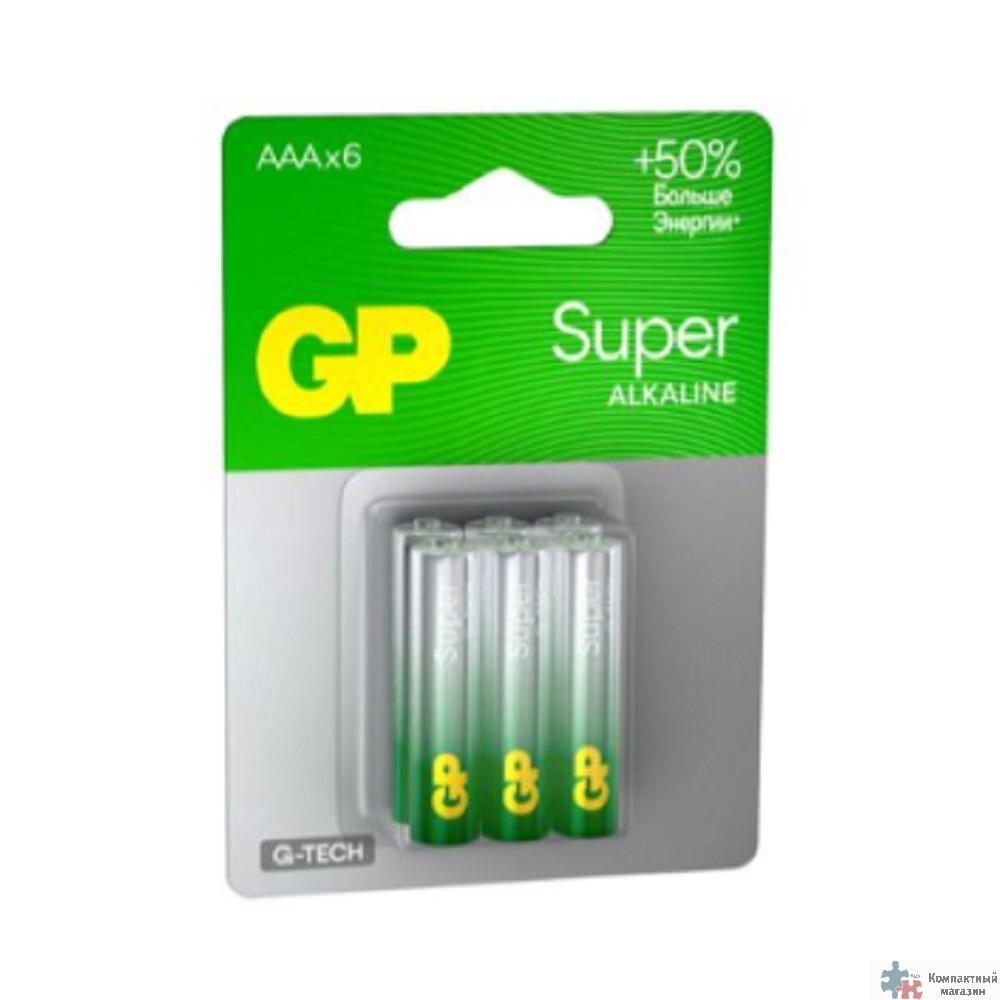 GP 24AA21-2CRSBC6 36/720 Super Alkaline G-Tech (6 шт. в уп-ке)
