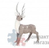 Олень 40*17*53 см серый