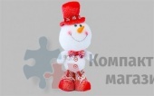 Мягкая игрушка "Снеговик в цилиндре"