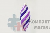 Новогодняя игрушка "Сосулька" матовая с рисунком, диаметр 300 мм