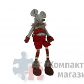 Мышь 15*8*42 см красная