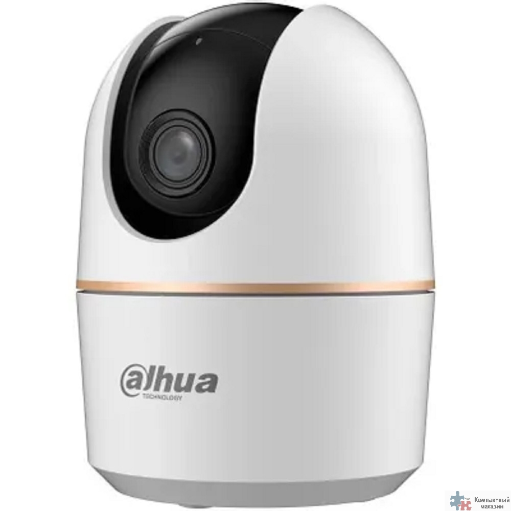 DAHUA DH-IPC-H5AP-0360B Мини-PT IP-видеокамера с Wi-Fi 5Мп, 1/3” CMOS, объектив 3.6мм, обнаружение людей, ИК 10м, микрофон, динамик