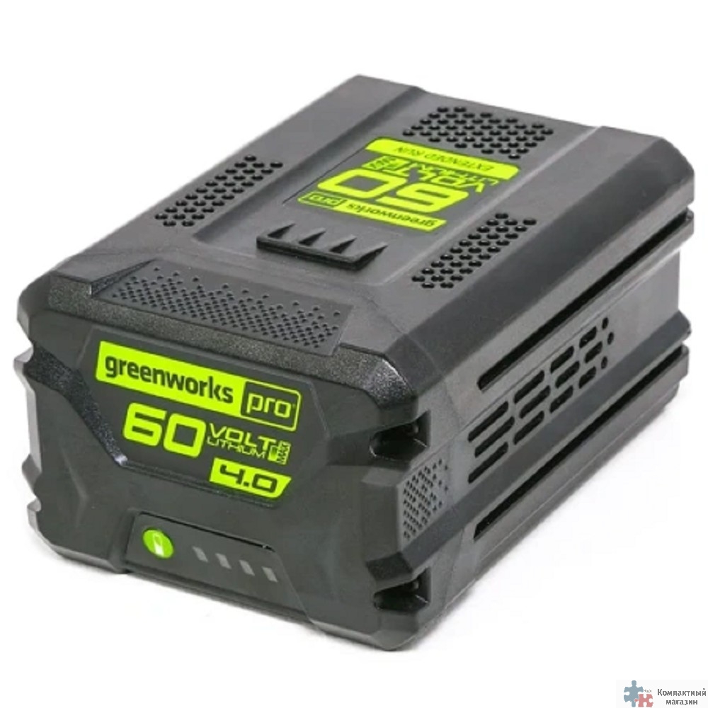 Greenworks Аккумулятор G60B4, {60V, 4 А.ч} [2918407]