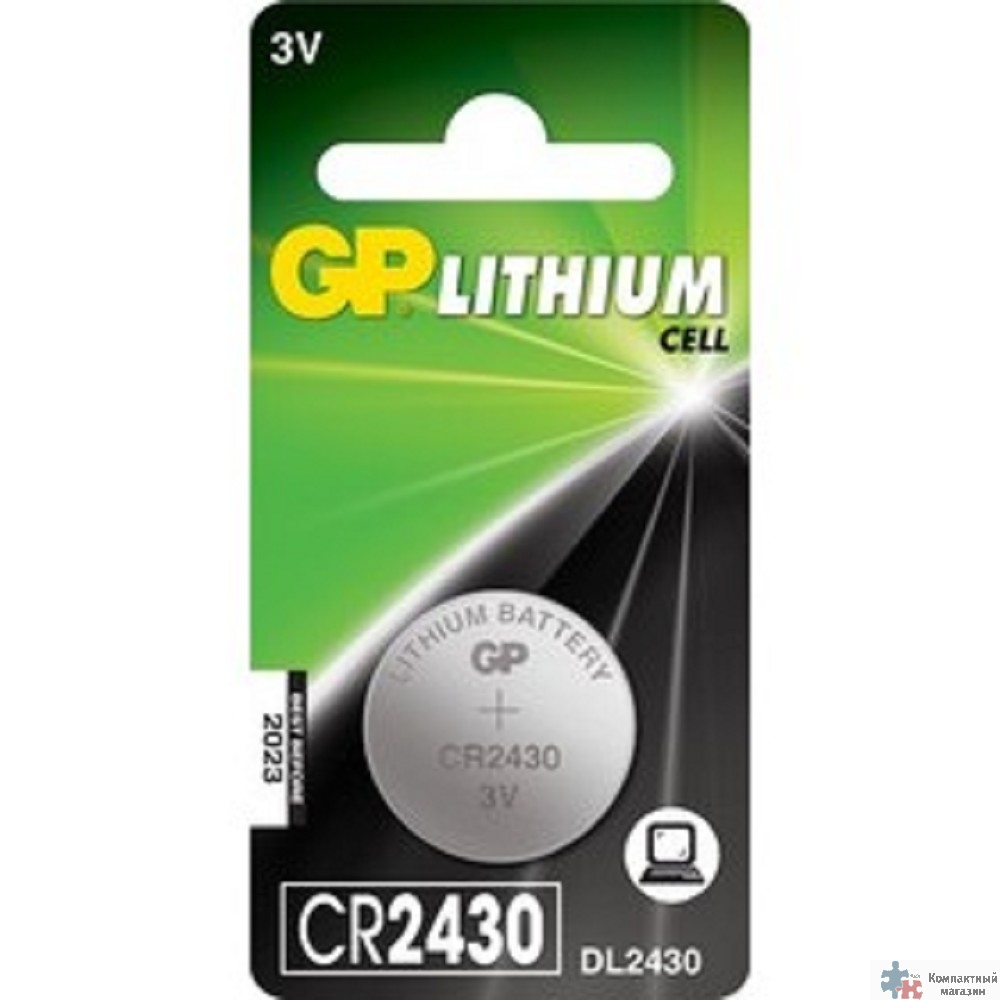 GP CR2430-2C1 10/600 (1 шт. в уп-ке) 