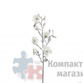Веточка Магнолия белая 72 см
