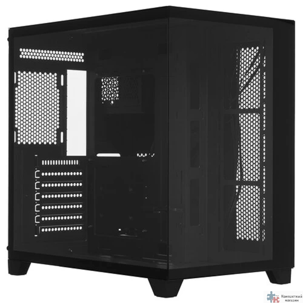 Поврежденная упаковка 1STPLAYER MEGAVIEW MV8-TP Black / ATX / MV8-TP-BK