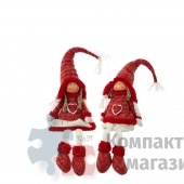Фигурка мальчик/девочка 19х11х60см красный