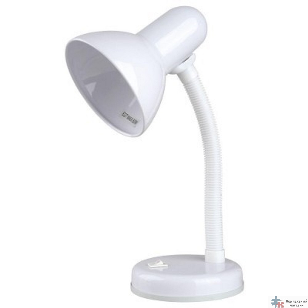 Camelion KD-301 С01 белый (Светильник настольный,230V 40...60W)