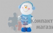 Мягкая игрушка "Снеговик в наушниках", световой