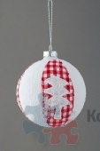 Новогодний шар "Fabric елочка"