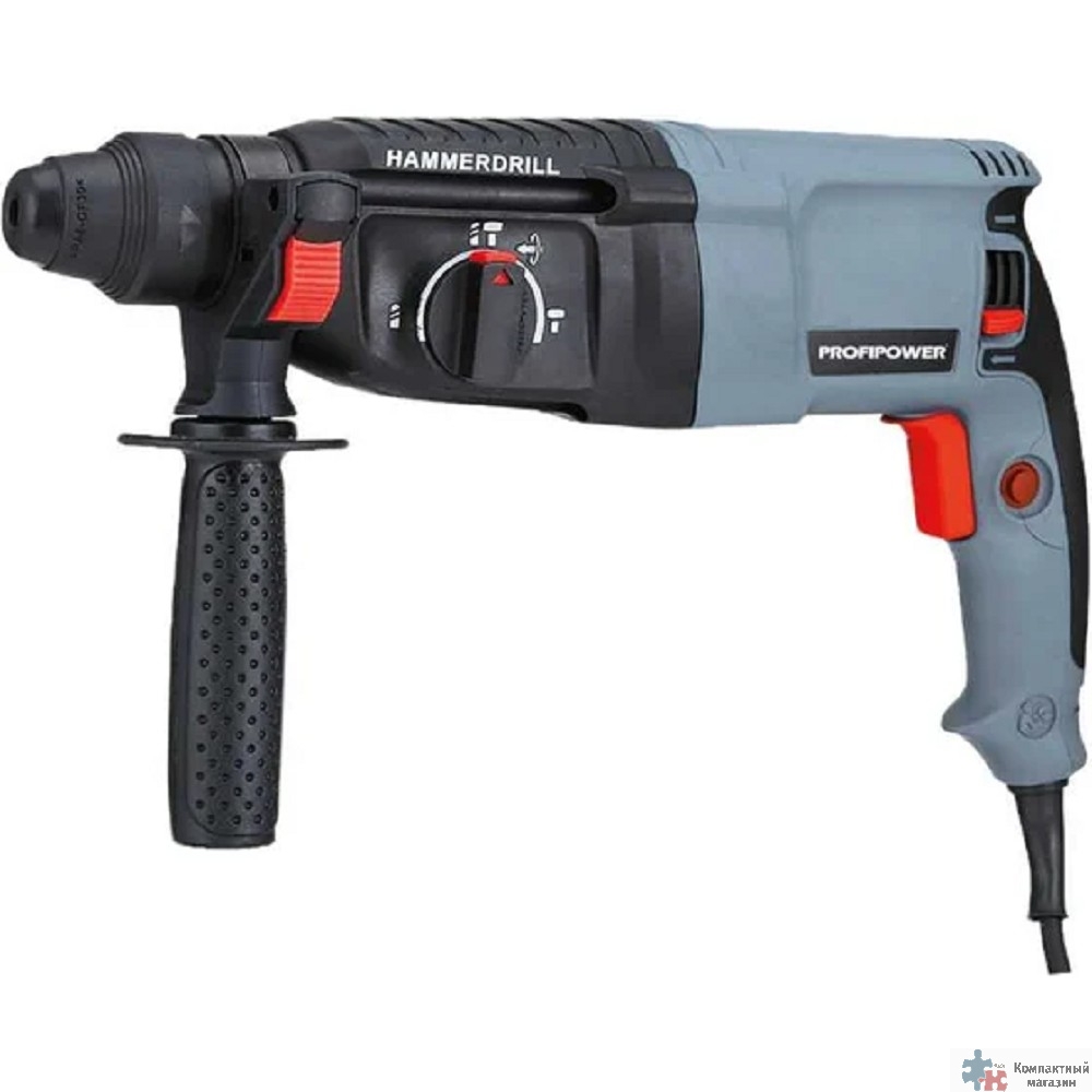 Сетевой перфоратор PROFIPOWER PDFR-1200( 1200Вт, SDS+ 3 режима,в кейсе) [E0002]