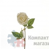 Белая роза на ветке 40*10*5 см