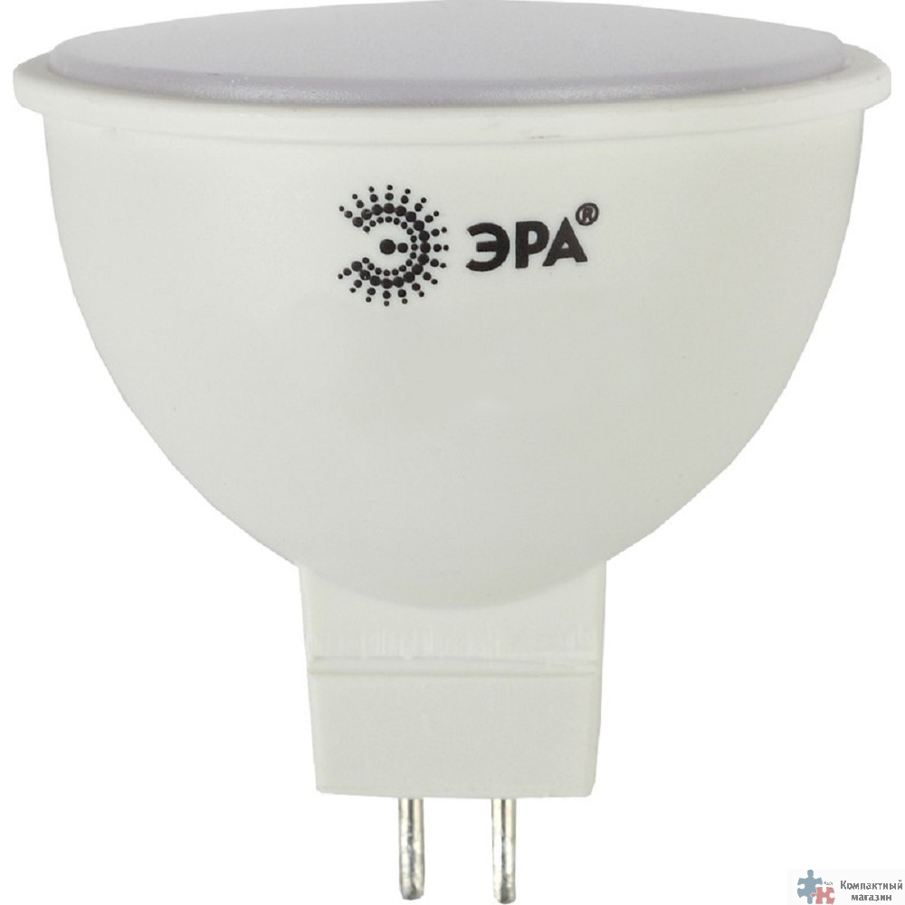 ЭРА Б0049094 Лампочка светодиодная STD LED MR16-8W-12V-840-GU5.3 8 Вт софит нейтральный белый свет