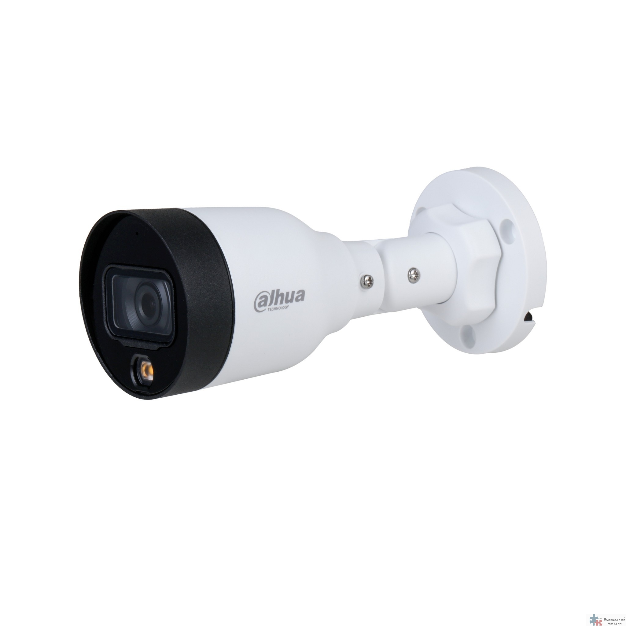 DAHUA DH-IPC-HFW1239SP-A-LED-0280B-S5 Уличная цилиндрическая IP-видеокамера FullColor 2Мп, 1/2.8” CMOS, объектив 2.8мм, микрофон, LED 30м, IP67, металл