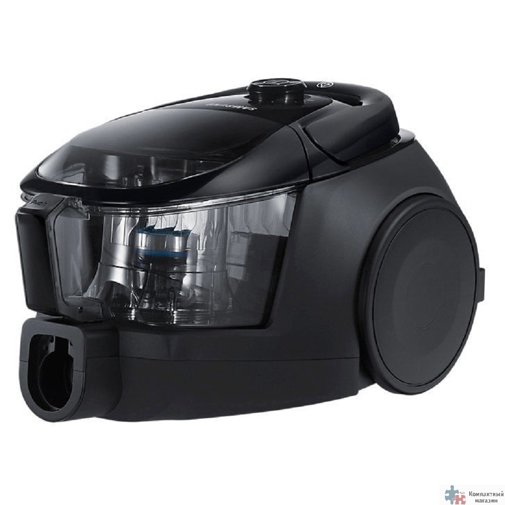 Samsung VC18M3160VG Пылесос, контейнер, 1800 Вт, чёрный/титан (серый)