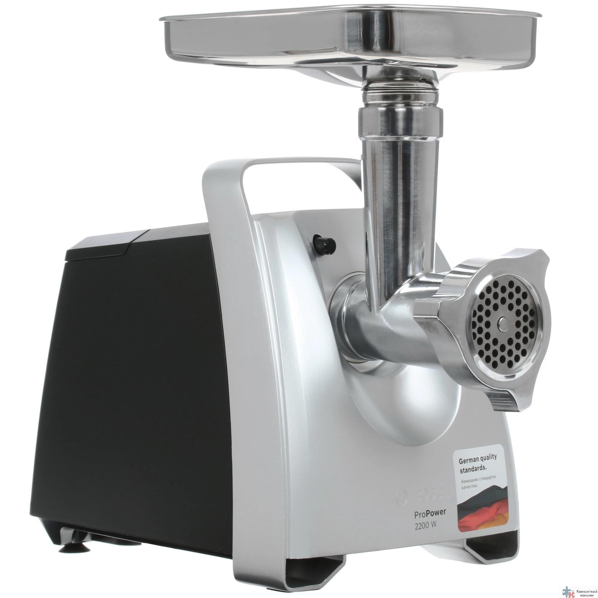 Мясорубка Bosch ProPower MFW68680,  черный / серый