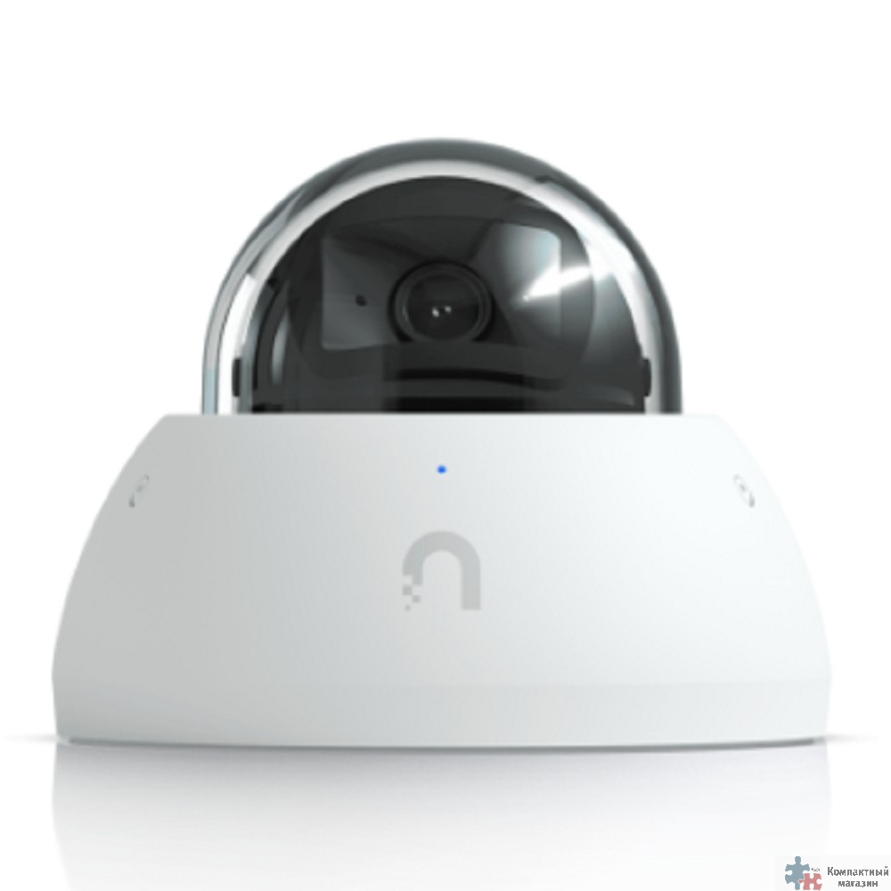 UBIQUITI UVC-AI-Dome-W Видеокамера 4K (8MP), 30 к/с, 109,9°, ИК-подсветка до 40 м, белый