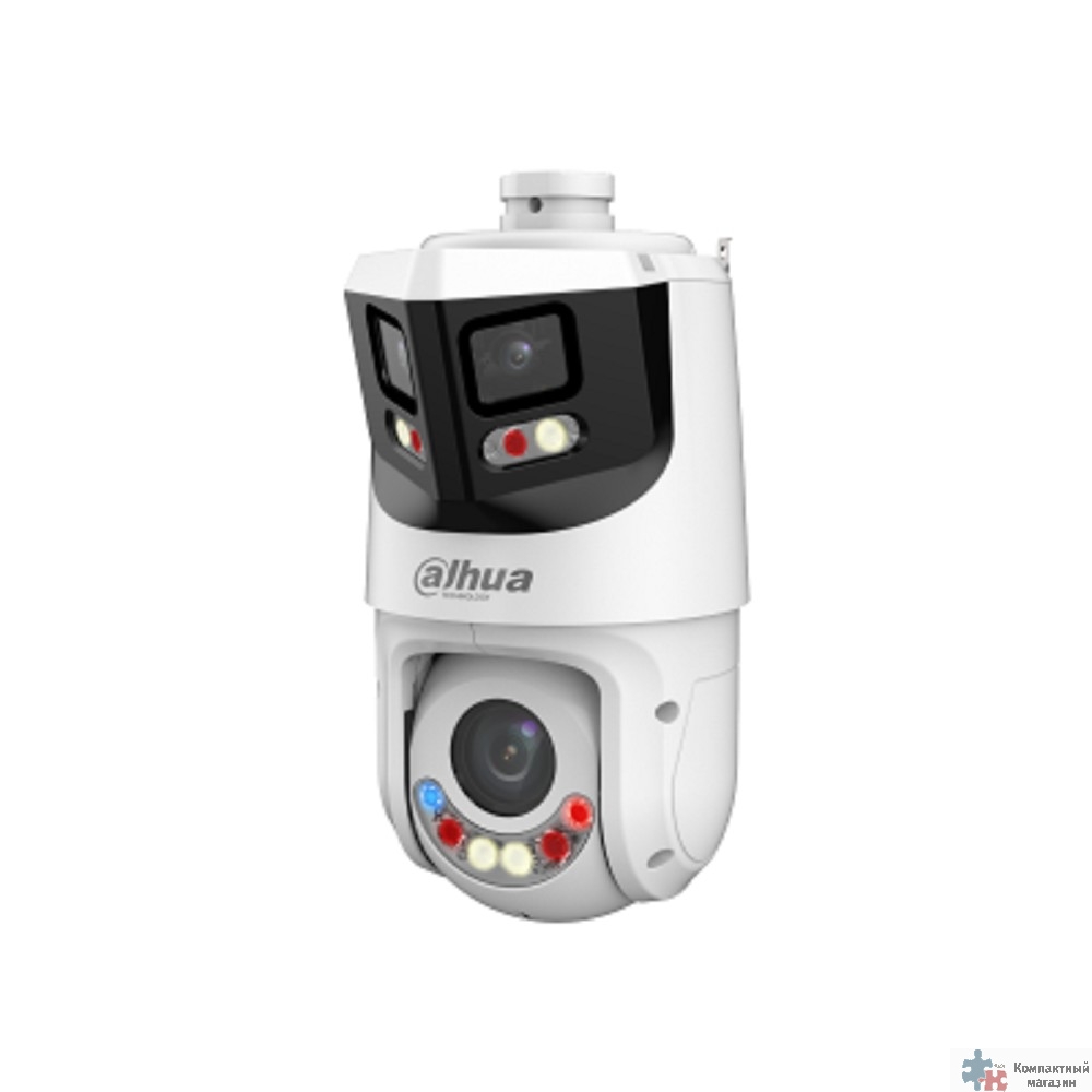 DAHUA DH-SDT4E425-8P-GB-APV1 Уличная купольная PTZ IP-видеокамера , 1/2.7" 8Мп CMOS,, 2.8мм, ИК 30м, Led 30м (панорамный модуль) 1/2.8 4Мп CMOS, F1.6, 5мм–125мм, ИК 100м, Led 50м(PTZ-модуль)
