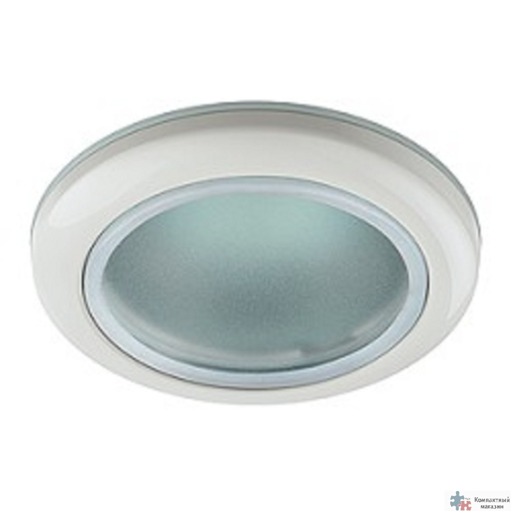 ЭРА WR1 WH Светильник влагозащищенный MR16,12V/220V, 50W белый