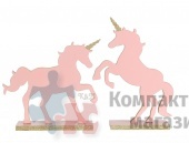 Единорог розовый 2 вида 6*5,5*8,5 см