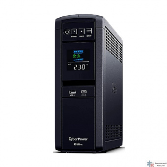 Повреждение упаковки ИБП CyberPower CP1350EPFCLCD {Line-Interactive, Tower, 1350VA/810W USB/RS-232/RJ11/45/USB/SNMPslot  charger A/С (6 EURO), 12В/7 Ач х 2}